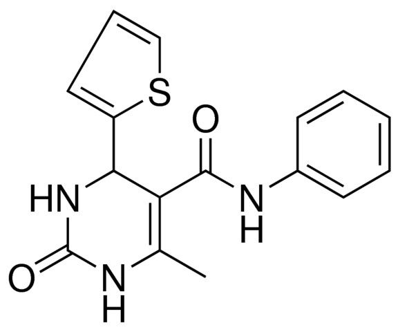 6-ME-2-OXO-4-THIOPHEN-2-YL-1,2,3,4-4H-PYRIMIDINE-5-CARBOXYLIC ACID PHENYLAMIDE