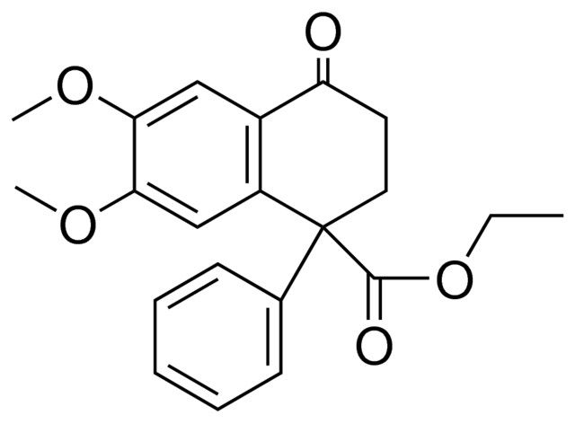 6,7-DIMETHOXY-4-OXO-1-PH-1,2,3,4-4H-NAPHTHALENE-1-CARBOXYLIC ACID ETHYL ESTER