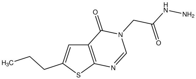 2-(4-Oxo-6-propylthieno[2,3-<i>d</i>]pyrimidin-3(4<i>H</i>)-yl)acetohydrazide