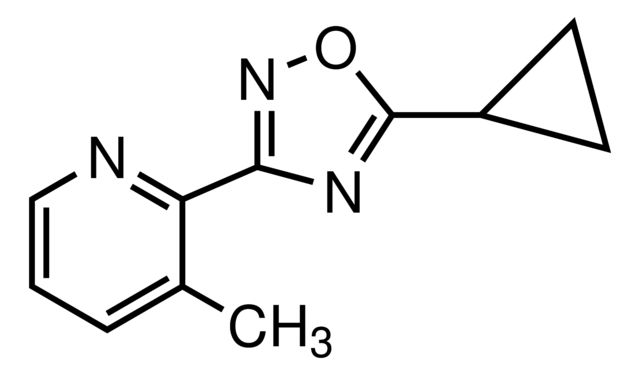 2-(5-Cyclopropyl-1,2,4-oxadiazol-3-yl)-3-methylpyridine