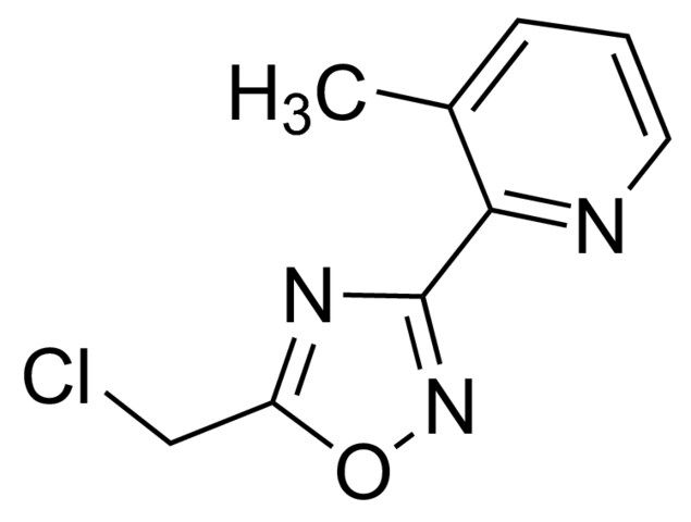 2-(5-Chloromethyl-1,2,4-oxadiazol-3-yl)-3-methylpyridine