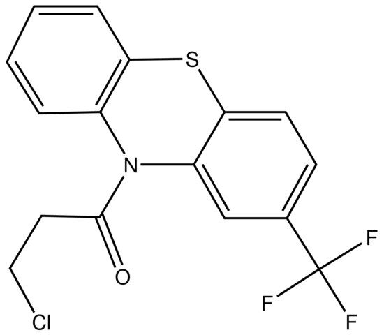 3-Chloro-1-(2-(trifluoromethyl)-10<i>H</i>-phenothiazin-10-yl)propan-1-one