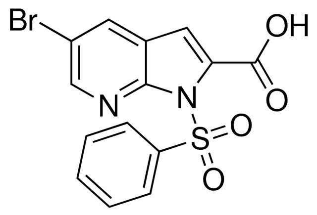 5-Bromo-1-(phenylsulfonyl)-1H-pyrrolo[2,3-b]pyridine-2-carboxylic acid