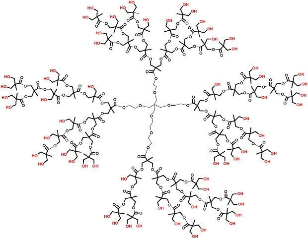 Hyperbranched bis-MPA polyester-64-hydroxyl, generation 4