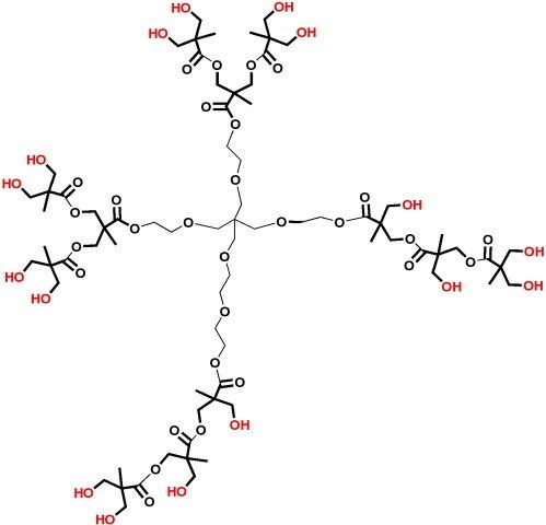 Hyperbranched bis-MPA polyester-16-hydroxyl, generation 2