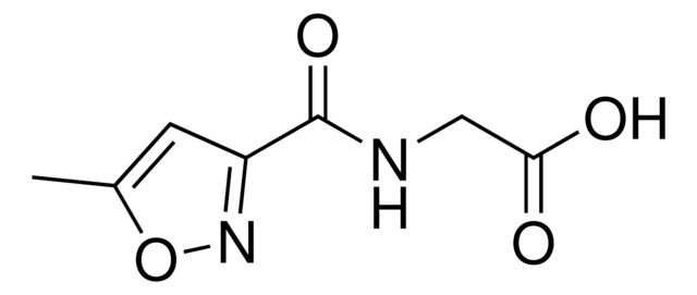 {[(5-Methyl-3-isoxazolyl)carbonyl]amino}acetic acid