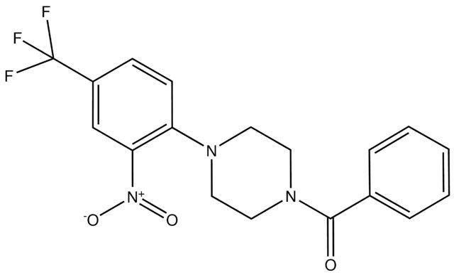 (4-(2-Nitro-4-(trifluoromethyl)phenyl)piperazin-1-yl)(phenyl)methanone