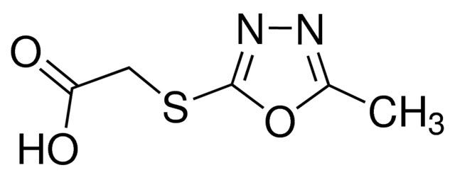 [(5-Methyl-1,3,4-oxadiazol-2-yl)thio]acetic acid