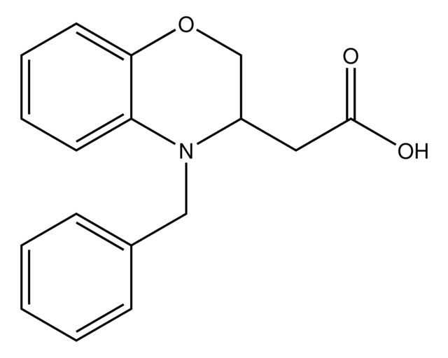 (4-Benzyl-3,4-dihydro-2H-1,4-benzoxazin-3-yl)acetic acid