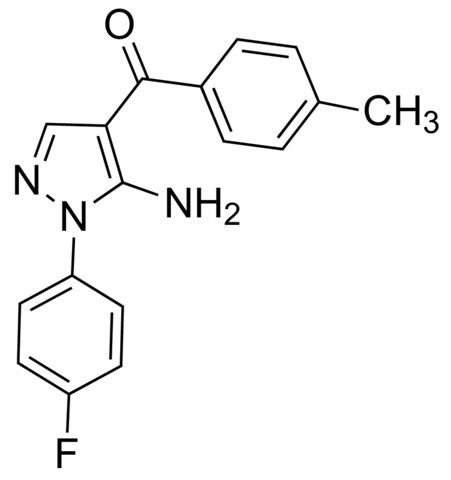 (5-Amino-1-(4-fluorophenyl)-1<i>H</i>-pyrazol-4-yl)(<i>p</i>-tolyl)methanone