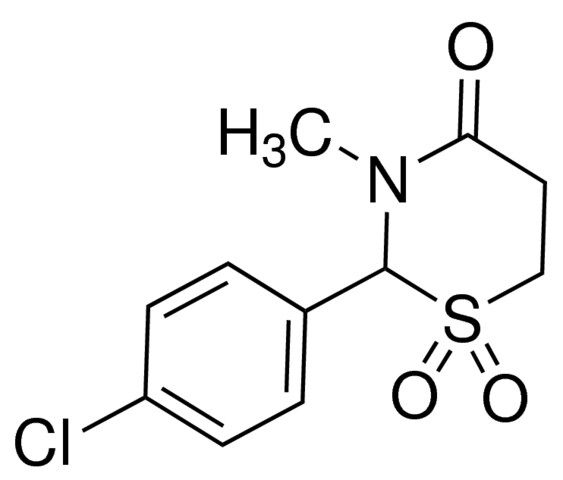 2-(4-Chlorophenyl)-3-methyl-1,3-thiazinan-4-one 1,1-dioxide