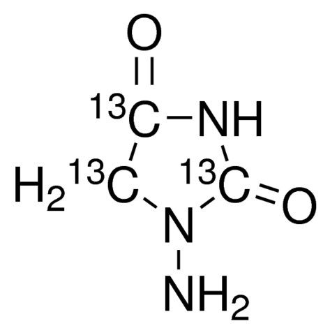 1-Amino-2,4-imidazolidinedione-<sup>13</sup>C<sub>3</sub>