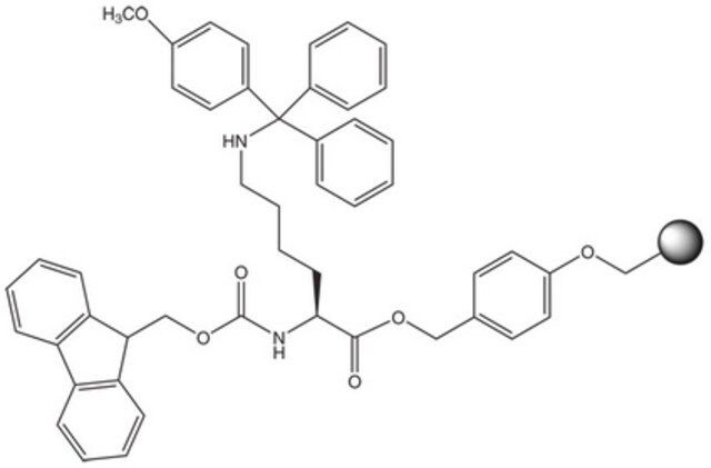 Fmoc-Lys(Mtt)-Wang resin (100-200 mesh)