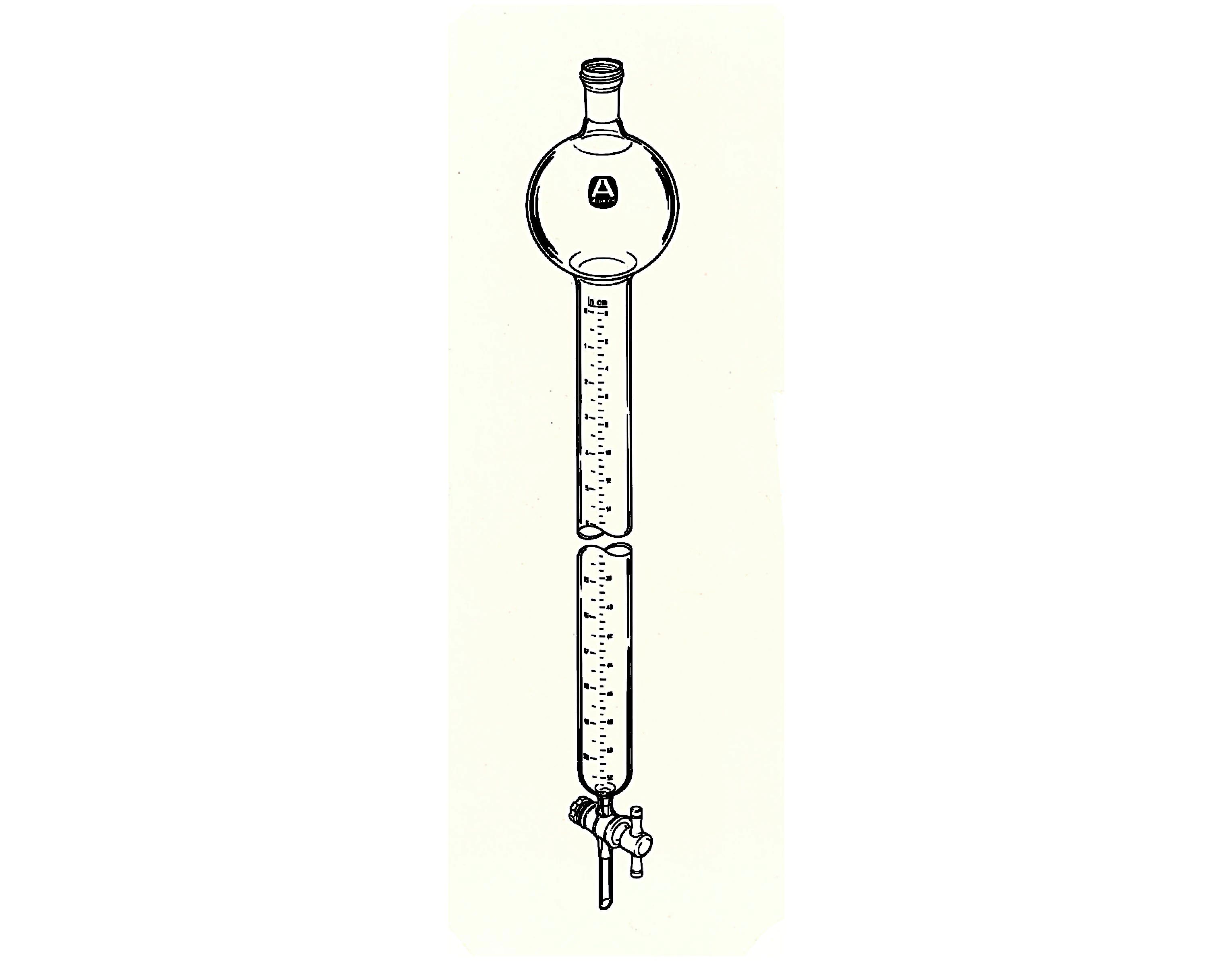 Aldrich<sup>®</sup> calibrated chromatography column with solvent reservoir