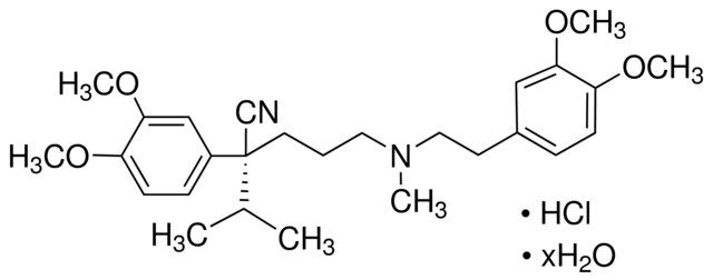 R(+)-Verapamil monohydrochloride hydrate