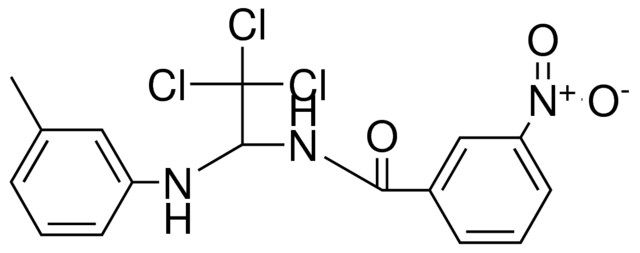 3-NITRO-N-(2,2,2-TRICHLORO-1-M-TOLYLAMINO-ETHYL)-BENZAMIDE