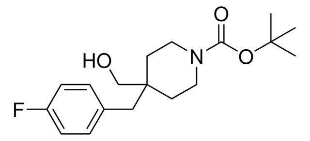 tert-Butyl 4-(4-fluorobenzyl)-4-(hydroxymethyl)-1-piperidinecarboxylate