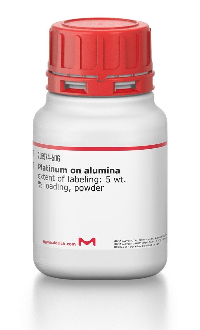 Platinum on alumina