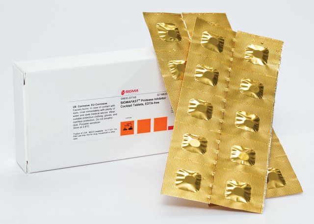 SIGMA<i>FAST</i><sup>TM</sup> Protease Inhibitor Cocktail Tablets, EDTA-Free