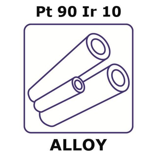 Platinum-iridium alloy, Pt90Ir10