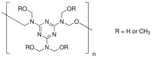 Micro particles based on melamine resin