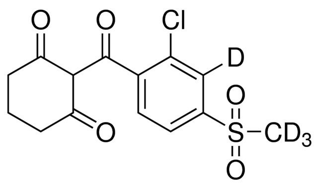 Sulcotrione-d<sub>4</sub> (<i>benzoyl</i>-3-d,<i>mesyl</i>-d<sub>3</sub>)