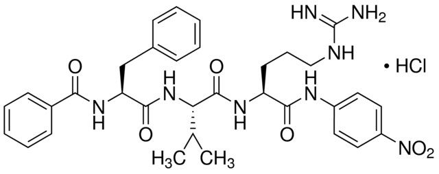 N-Benzoyl-Phe-Val-Arg-<i>p</i>-nitroanilide hydrochloride