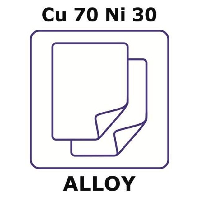 Copper-nickel alloy, Cu70Ni30