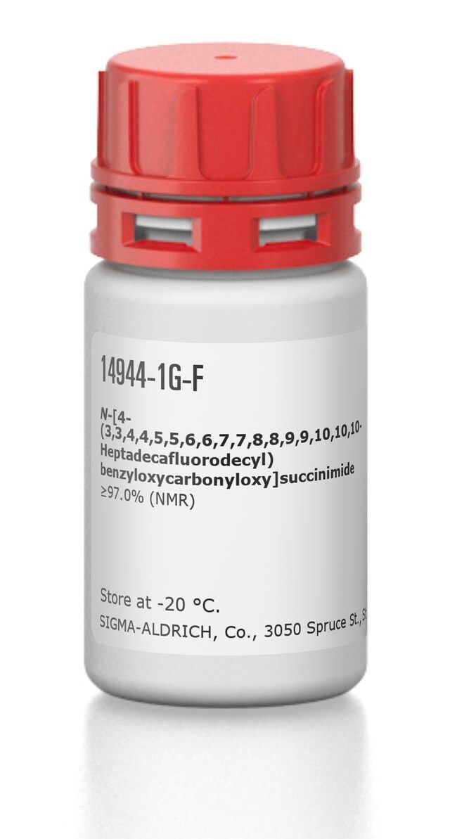 <i>N</i>-[4-(3,3,4,4,5,5,6,6,7,7,8,8,9,9,10,10,10-Heptadecafluorodecyl) benzyloxycarbonyloxy]succinimide