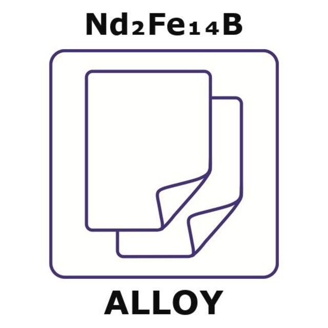 Neodymium-iron-boron alloy, Nd2Fe14B