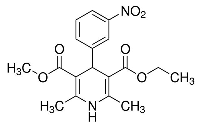 Nitrendipine for peak identification