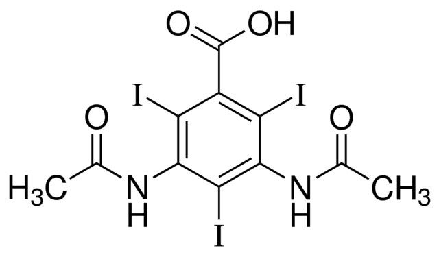 Amidotrizoic acid for system suitability