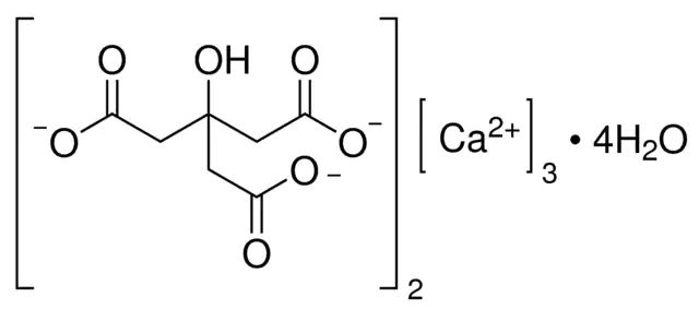 Calcium citrate tetrahydrate