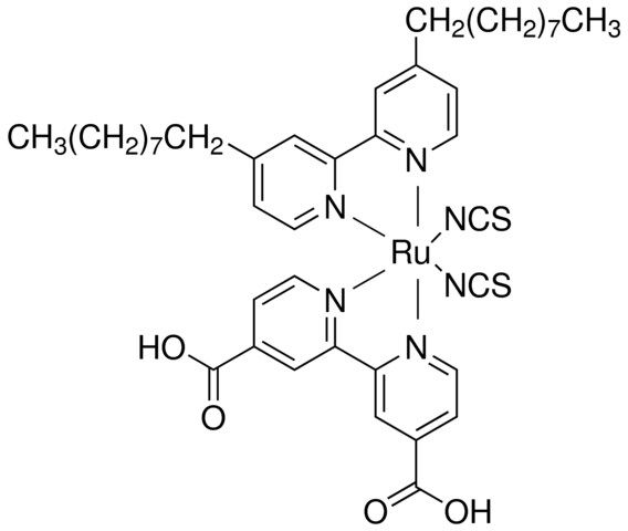 <i>cis</i>-Bis(isothiocyanato)(2,2-bipyridyl-4,4-dicarboxylato)(4,4-di-nonyl-2-bipyridyl)ruthenium(II)