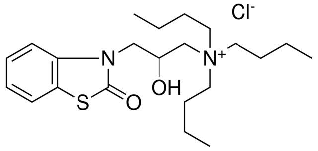 TRIBUTYL-(2-HYDROXY-3-(2-OXO-BENZOTHIAZOL-3-YL)-PROPYL)-AMMONIUM, CHLORIDE