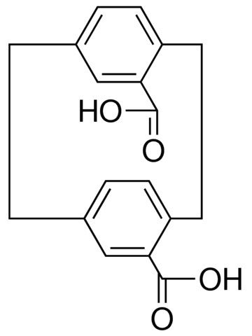 TRICYCLO(8.2.2.2(4,7))HEXADECA-HEXAENE-5,12-DICARBOXYLIC ACID