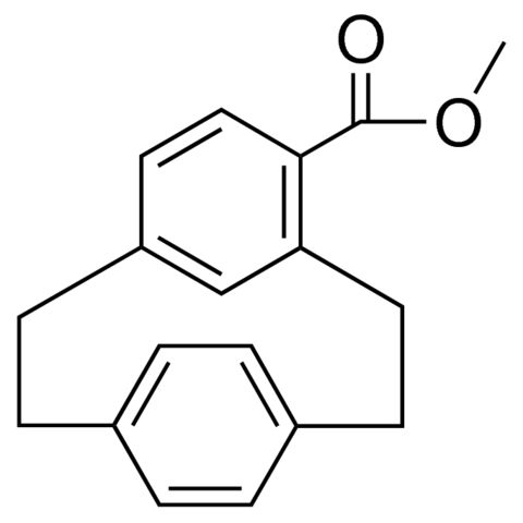 TRICYCLO(9.2.2.1(4,8))HEXADECA-HEXAENE-5-CARBOXYLIC ACID ME ESTER