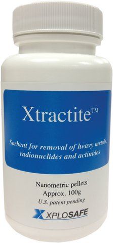 Xtractite<sup>TM</sup> sorbent pellets for removal of heavy metals, radionuclides and actinides