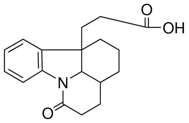 OCTAHYDRO-6-OXO-6H-PYRIDO(3,2,1-JK)CARBAZOLE-11B-PROPIONIC ACID