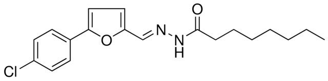 OCTANOIC ACID (5-(4-CHLORO-PHENYL)-FURAN-2-YLMETHYLENE)-HYDRAZIDE