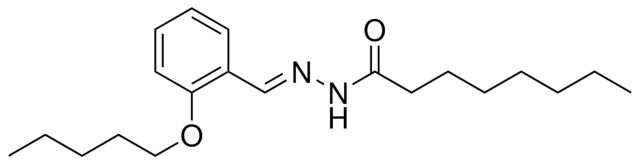 OCTANOIC ACID (2-PENTYLOXY-BENZYLIDENE)-HYDRAZIDE