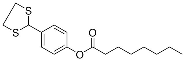 OCTANOIC ACID 4-(1,3)DITHIOLAN-2-YL-PHENYL ESTER