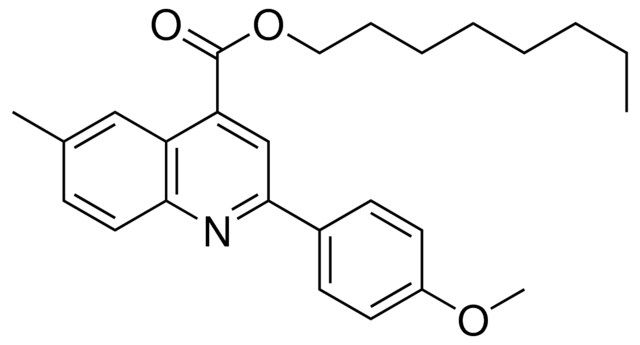 OCTYL 2-(4-METHOXYPHENYL)-6-METHYL-4-QUINOLINECARBOXYLATE