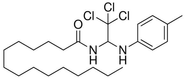 PENTADECANOIC ACID (2,2,2-TRICHLORO-1-P-TOLYLAMINO-ETHYL)-AMIDE