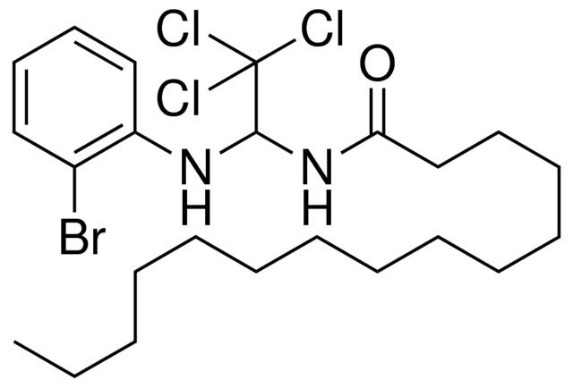 PENTADECANOIC ACID (1-(2-BROMO-PHENYLAMINO)-2,2,2-TRICHLORO-ETHYL)-AMIDE