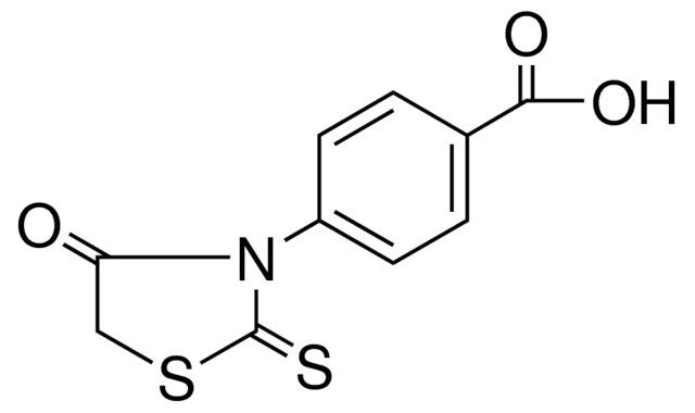 PARA-(4-OXO-2-THIOXOTHIAZOLIDINO)-BENZOIC  ACID