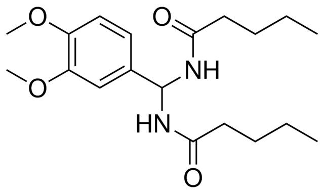 PENTANOIC ACID ((3,4-DIMETHOXY-PHENYL)-PENTANOYLAMINO-METHYL)-AMIDE