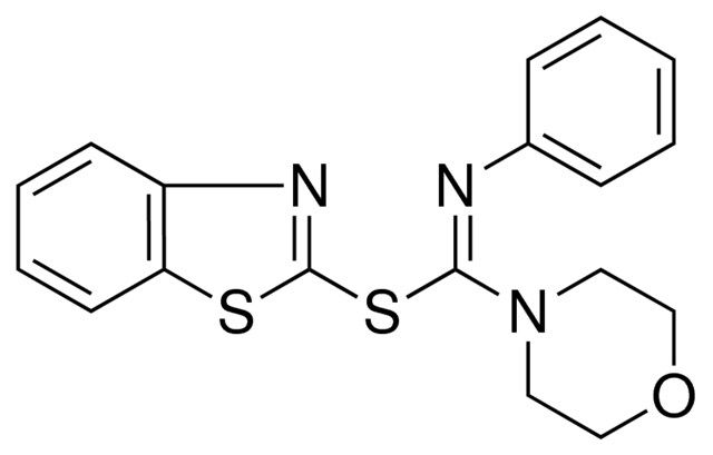 N-PHENYL-MORPHOLINE-4-CARBOXIMIDOTHIOIC ACID BENZOTHIAZOL-2-YL ESTER