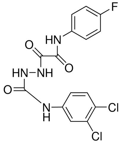 N-(3,4-DICHLOROPHENYLUREIDO)-N'-(4-FLUOROPHENYL)OXAMIDE