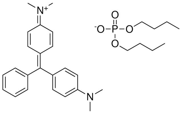 N-(4-((4-(DIMETHYLAMINO)PHENYL)(PHENYL)METHYLENE)CYCLOHEXA-2,5-DIENYLIDENE)-N-METHYLMETHANAMINIUM DIBUTYL PHOSPHATE